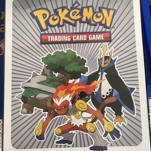 Pokemon trading card book